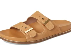 Cole Haan Marisol Footbed Sandals Biscuit Suede Clearance