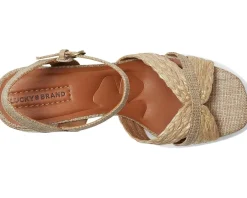 Women Lucky Brand Marrika Platform High Heel Sandals