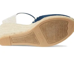 Soludos Marseille Wedge Espadrille Armada Blue Sale