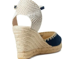 Soludos Marseille Wedge Espadrille Armada Blue Sale