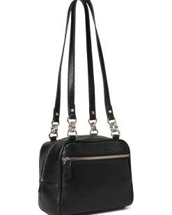 GUESS Marsha Box Satchel Black