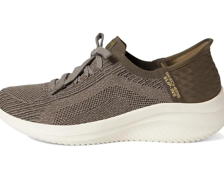 SKECHERS Martha Stewart - Ultra Flex 3.0 - Day Light Hands Free Slip-Ins Olive Hot