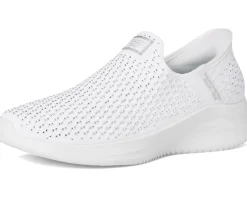 SKECHERS Martha Stewart Ultra Flex 3.0 - Dazzling Hands Free Slip-Ins White Silver Online