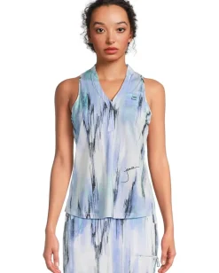 Women Jamie Sadock Matrix Print Sleeveless Top