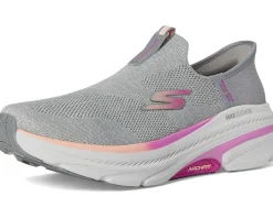 SKECHERS Max Cushioning Arch Fit 2.0 Cambridge Hands Free Slip-Ins Gray/Pink Hot