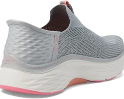 SKECHERS Max Cushioning Arch Fit Fluidity Hands Free Slip-Ins Gray/Pink