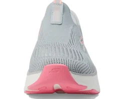 SKECHERS Max Cushioning Arch Fit Fluidity Hands Free Slip-Ins Gray/Pink