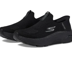 SKECHERS Max Cushioning Arch Fit Fluidity Hands Free Slip-Ins Black