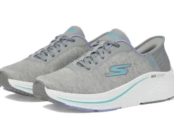 SKECHERS Max Cushioning Elite 2.0 Prevail Hands Free Slip-Ins Gray/Blue Clearance