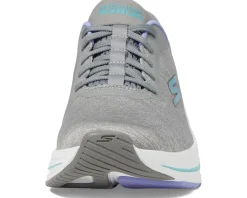 SKECHERS Max Cushioning Elite 2.0 Prevail Hands Free Slip-Ins Gray/Blue Clearance