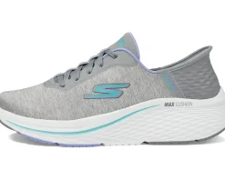 SKECHERS Max Cushioning Elite 2.0 Prevail Hands Free Slip-Ins Gray/Blue Clearance