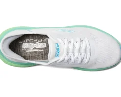 SKECHERS Max Cushioning Elite 2.0 Solace Hands Free Slip-Ins White/Blue Clearance