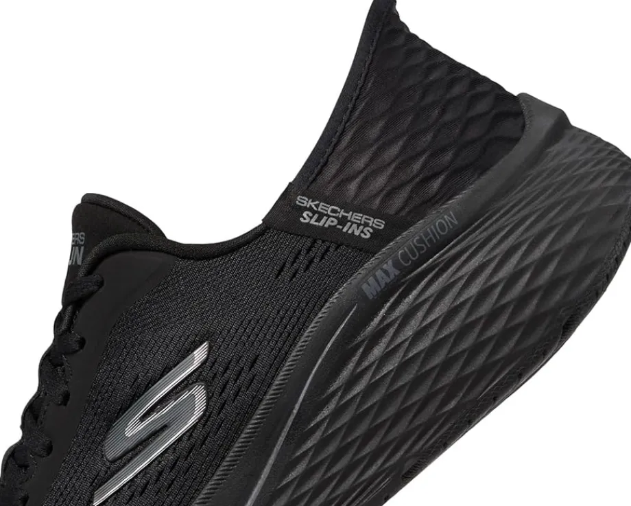 SKECHERS Max Cushioning Elite 2.0 Vanish Hands Free Slip-Ins Black Clearance