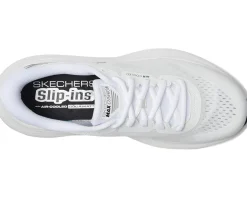 SKECHERS Max Cushioning Endeavour Hallandale Hands Free Slip-Ins White/Black New