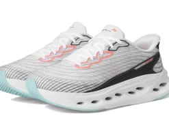SKECHERS Max Cushioning Glide Step Sapphire Hands Free Slip-Ins White/Multi Sale