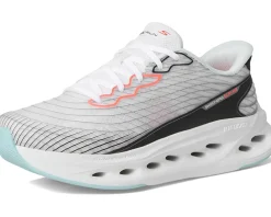 SKECHERS Max Cushioning Glide Step Sapphire Hands Free Slip-Ins White/Multi Sale