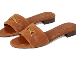 Women Vince Camuto Maxine Banded Buckle Slide Sandals