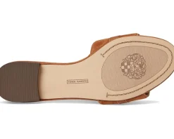 Women Vince Camuto Maxine Banded Buckle Slide Sandals