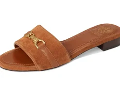 Women Vince Camuto Maxine Banded Buckle Slide Sandals