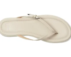 Frye Maya Buckle Thong Sandals Ivory Online