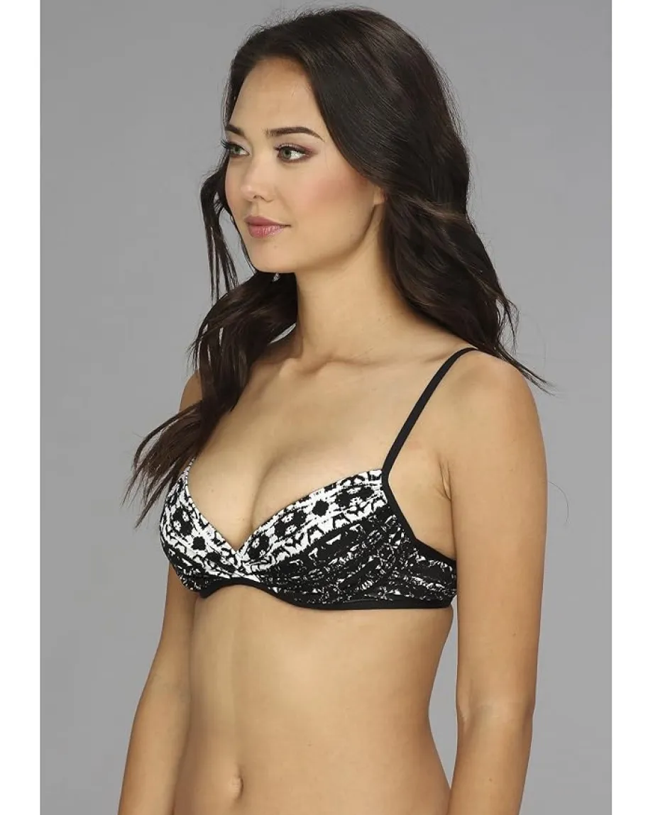 Women Badgley Mischka Maya Shirred Underwire Bra