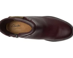 Clarks Maye Bella Bordeaux Leather Sale