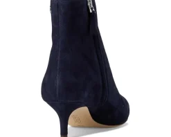 Lauren Ralph Lauren McKay Suede Bootie Heel Lauren Navy Outlet