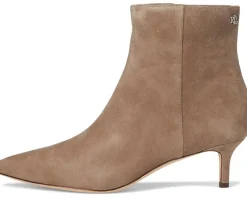 Women Lauren Ralph Lauren McKay Suede Bootie Heel