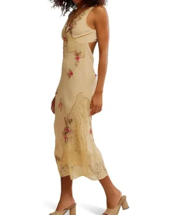 Women Free People Meet Again Midi Dress