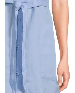 Splendid Melanie Mini Dress Steel Blue New