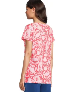 Lilly Pulitzer Meredith Tee Cane Coral Crab Collab Sale