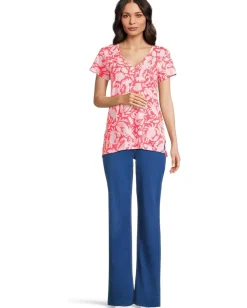 Lilly Pulitzer Meredith Tee Cane Coral Crab Collab Sale