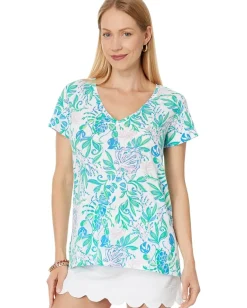 Lilly Pulitzer Meredith Tee Resort White Just A Pinch Outlet