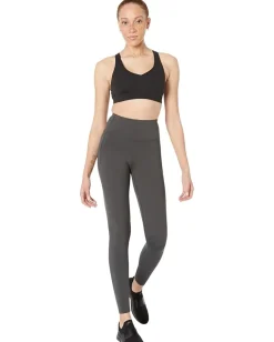 Under Armour Meridian Leggings Jet Gray/Metallic Silver New