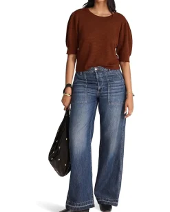 Madewell Merino Silk Diana Fem Tee Cinnamon Online