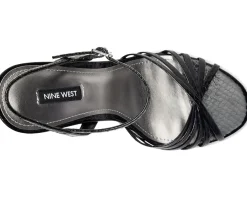 Nine West Meripen Black Snake 001 Sale