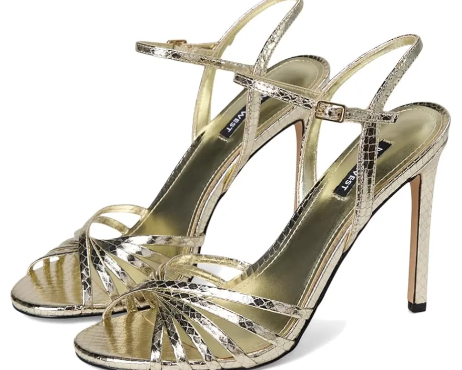 Nine West Meripen Gold Snake 710