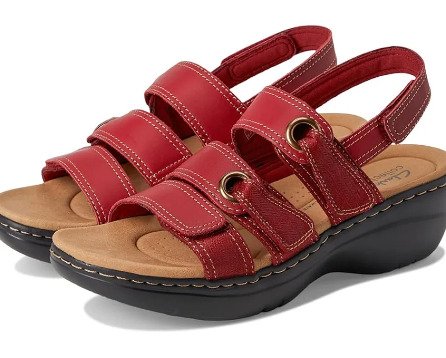 Clarks Merliah 2 Bali Red Combi Leather Sale