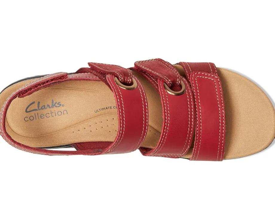 Clarks Merliah 2 Bali Red Combi Leather Sale