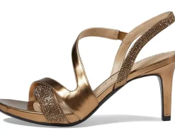 LifeStride Mia Glitz Strappy Heeled Dress Sandals Bronze Online