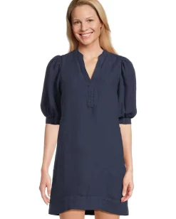 Women Lilly Pulitzer Mialeigh Elbow Sleeve Linen