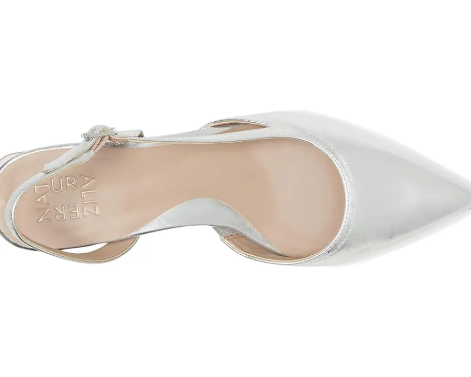 Naturalizer Mila Dress Shoes Silver Leather Best