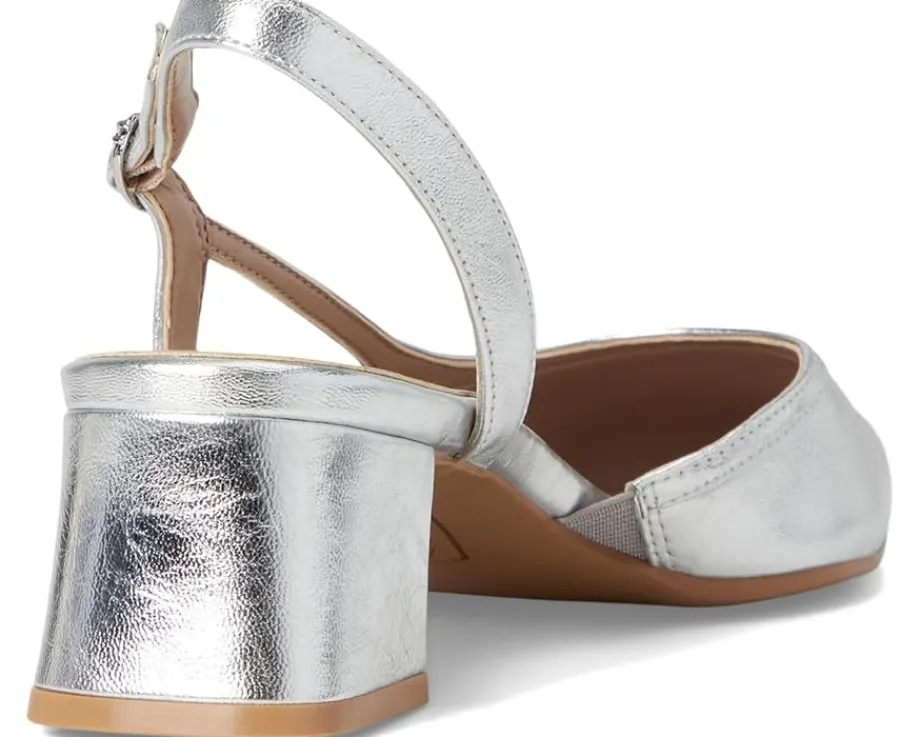 Naturalizer Mila Dress Shoes Silver Leather Best