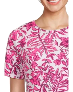 Women Lilly Pulitzer Mila Short Sleeve Stretch