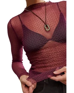 Women Free People Minding My Business Top