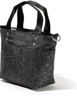 Baggallini Mini Carryall Tote Midnight Blossom Print Discount