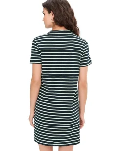 Women Madewell Mini Tee Dress in Stripe