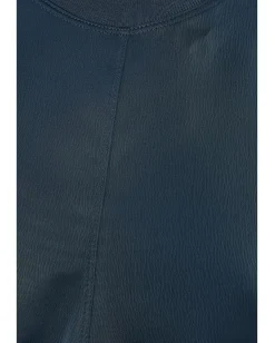 AllSaints Mira Satin Tee Collegiate Blue Outlet