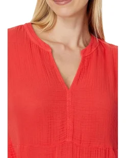 Michael Stars Mira Split Neck Dress Spritz Clearance