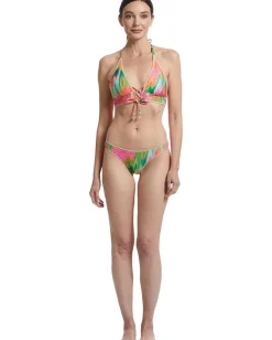 BECCA Mirage Mira Corset Halter Top Mutlicolor Hot